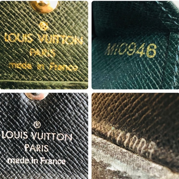 GENUINE SET OF (4) Louis Vuitton Damier Taiga Key Coin Case - Picture 16 of 16